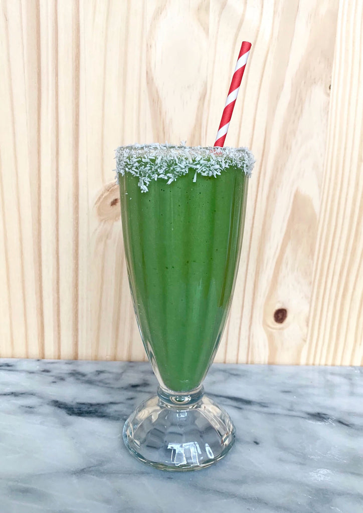 Mango, Spirulina, and Jalapeño Detox Lassi