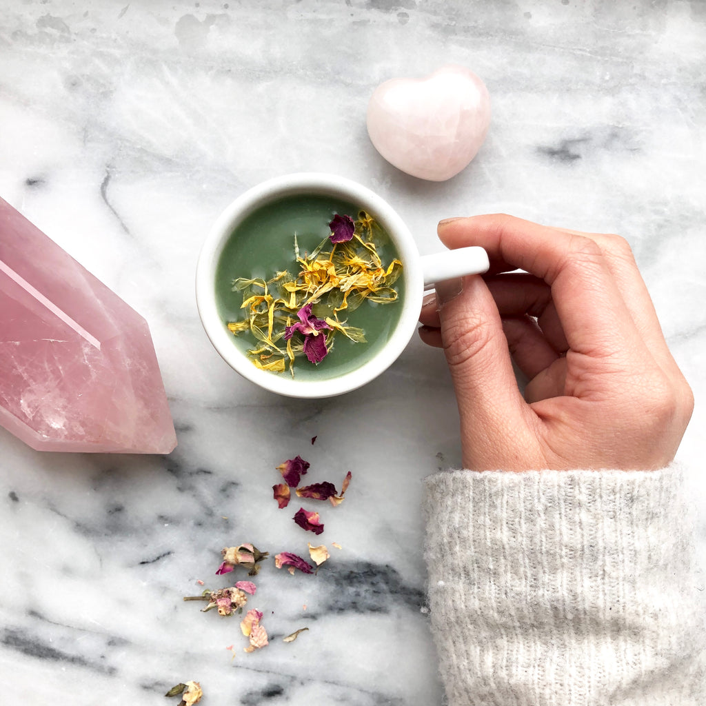 Spirulina and Dandelion Chai Latte